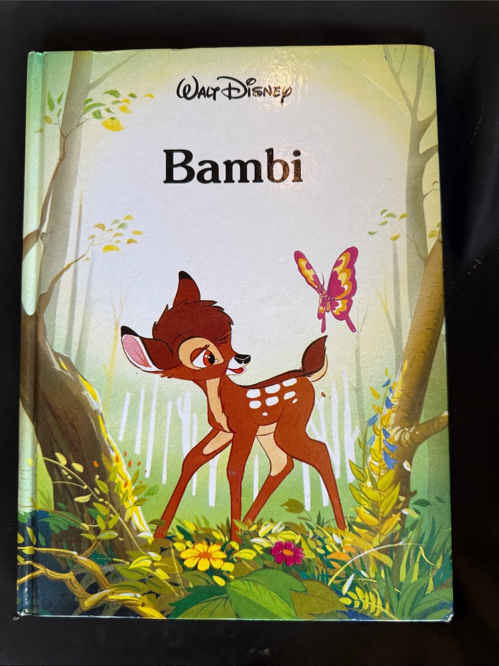 Walt Disney Bambi Hardcover Book Page - Text Copyright Page